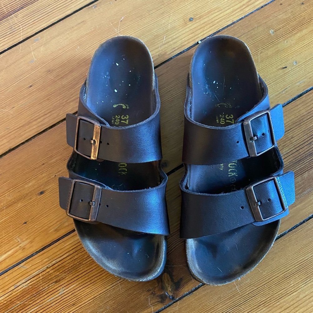 Birkenstock Leather Arizona Sandals